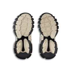 Women's Track Sneaker in Beige/black
