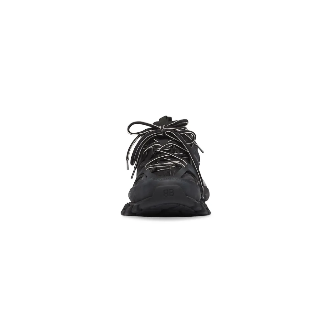 Women's Track Sneaker in Black