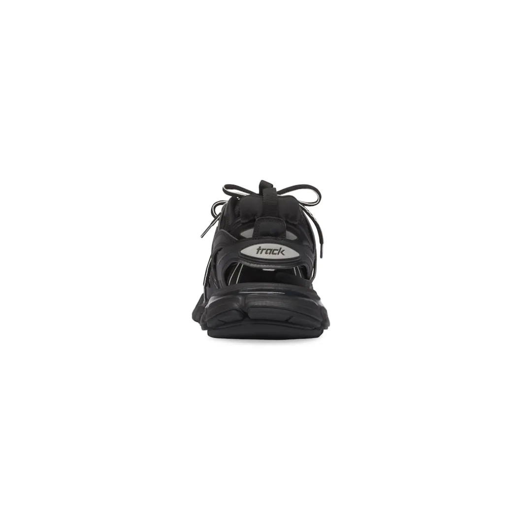 Women's Track Sneaker in Black