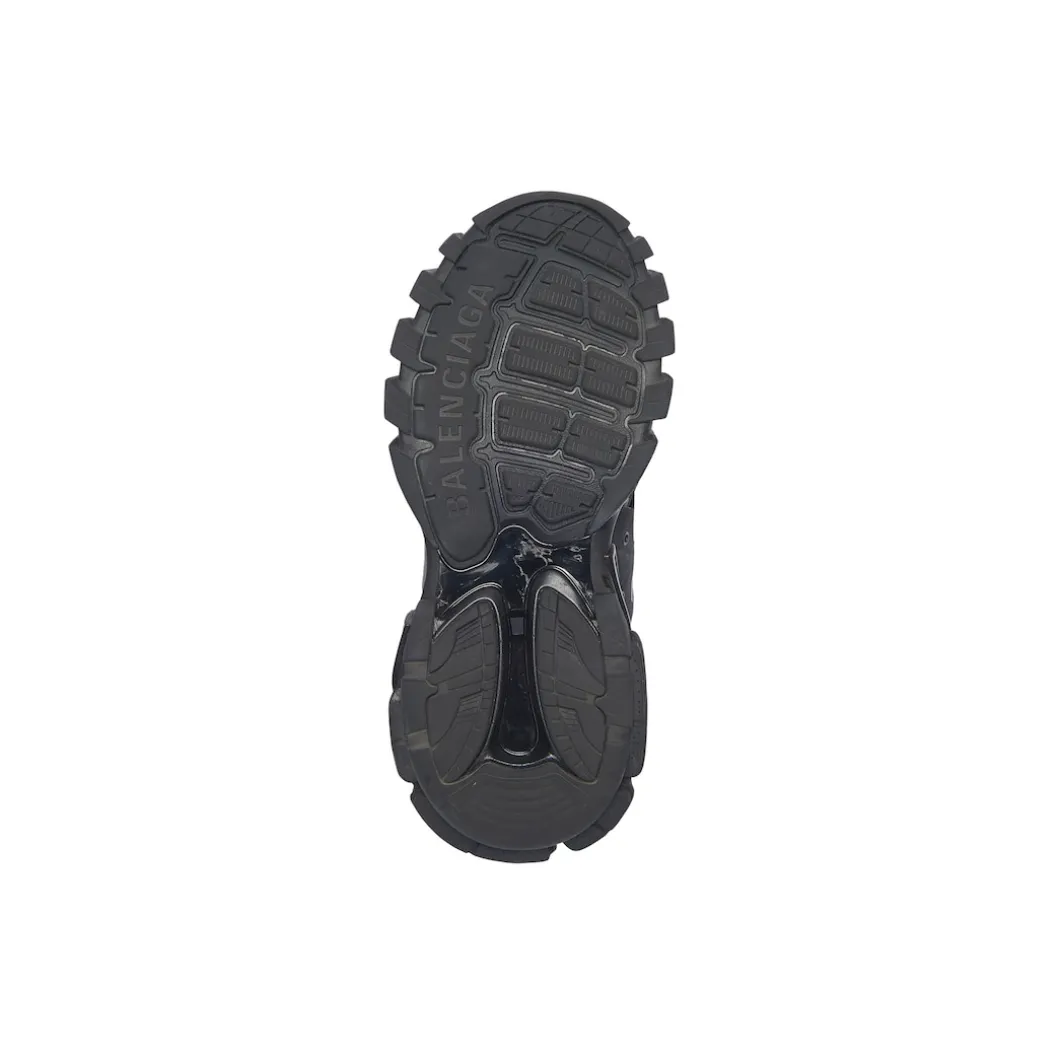 Women's Track Sneaker in Black