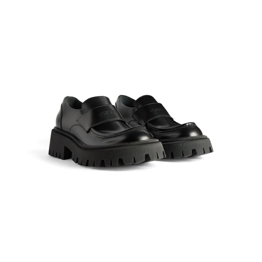 Women's Tractor Loafer in Black
