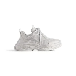 Women's Triple S Sneaker With Rhinestones  in Light Grey