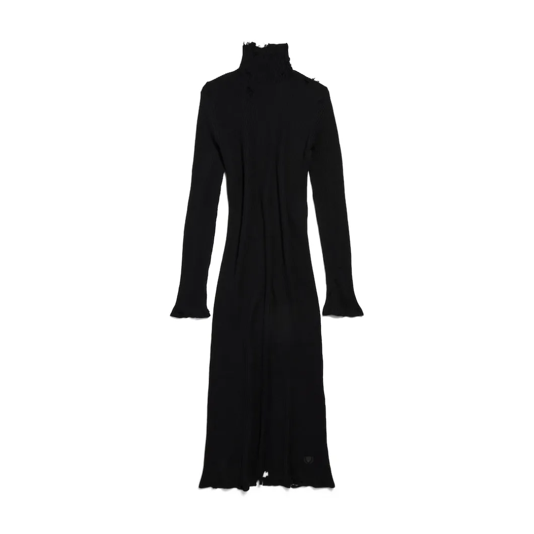 Women's Turtleneck Dress in Black