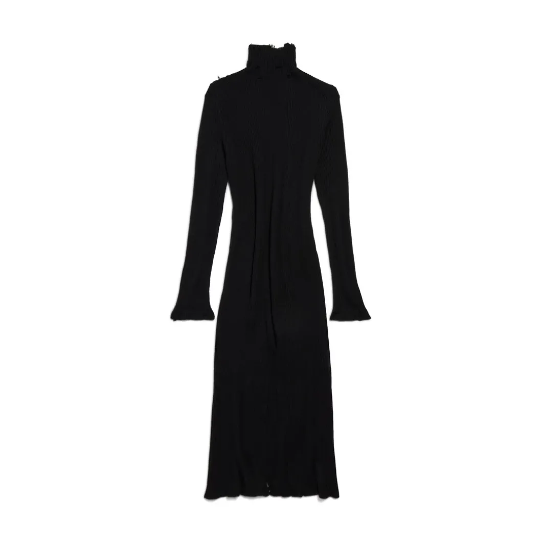 Women's Turtleneck Dress in Black