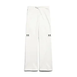 Women's Under Armour® Flared Sweatpants in White/black