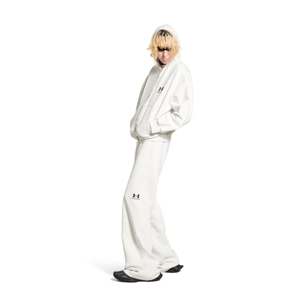 Women's Under Armour® Zip-up Hoodie Regular Fit in White/black