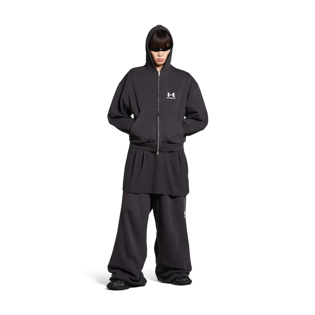 Women's Under Armour® Zip-up Hoodie Regular Fit in Black/white