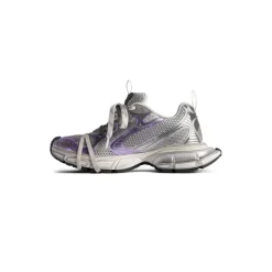 Women's 3xl Sneaker  in Grey/purple/white