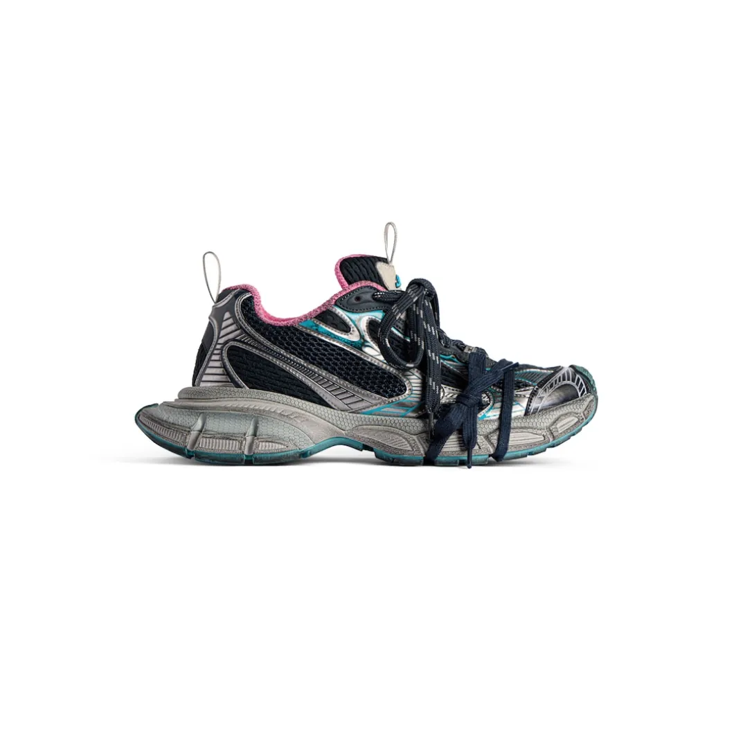 Women's 3xl Sneaker in Grey/blue/pink