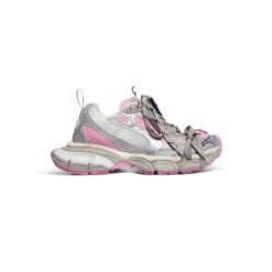 Women's 3xl Sneaker  in White/grey/pink
