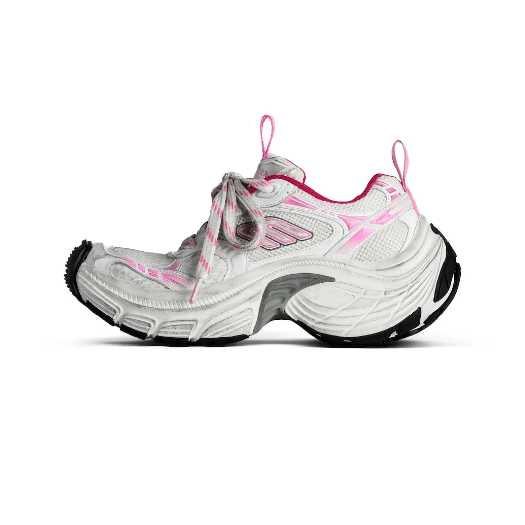 Women's 6xl Sneaker in White/light Pink/grey/black